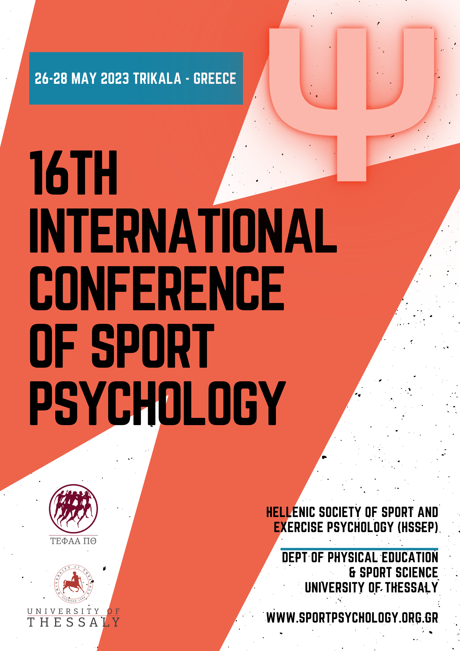 16th International Conference of Sport Psychology European Master in